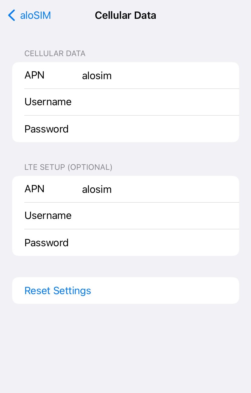 How do I set the APN on my iPhone or iPad? – aloSIM Support